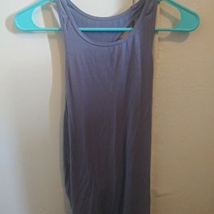 Lululemon cinched grey workout top
